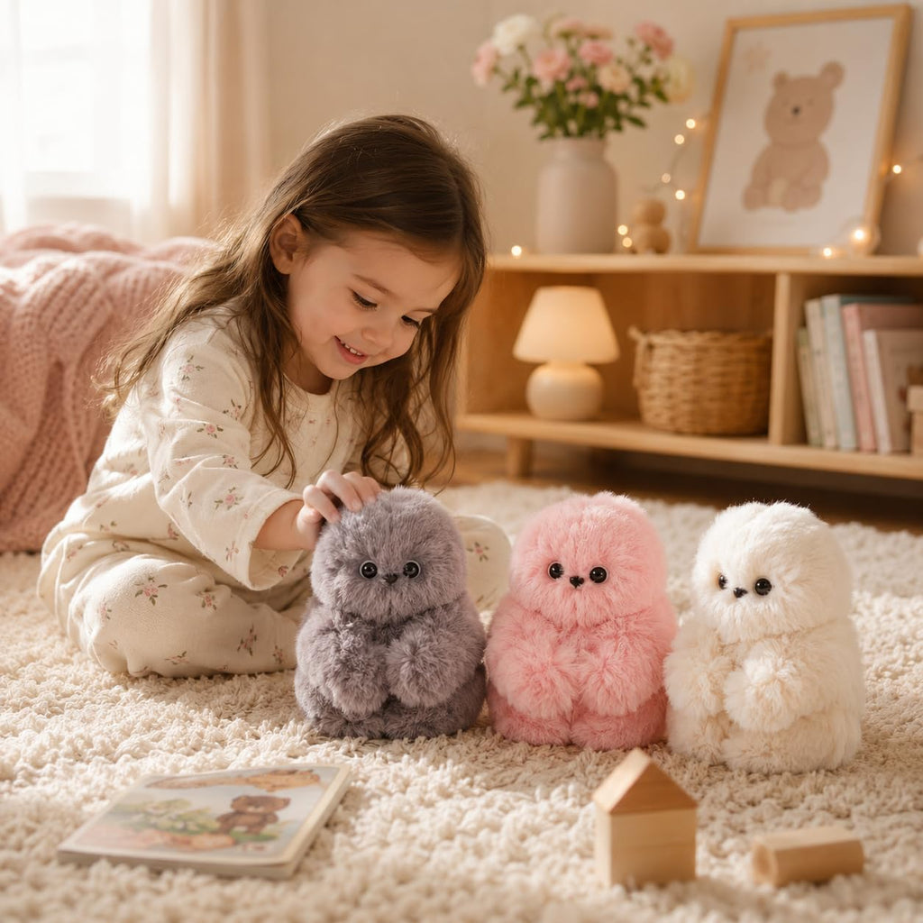 Cute AI shy Emotional companionship robot doll bag charm plush toy