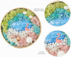 DIY Preserved Moss Art Kit with Bamboo Frame