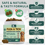 Dogs Flea and Tick Prevention Treatment Chewable