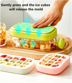 Water Bottle with Ice Tray 2-in-1