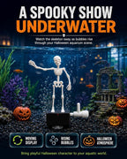 Air-Powered Dancing Skeleton Aquarium Ornament