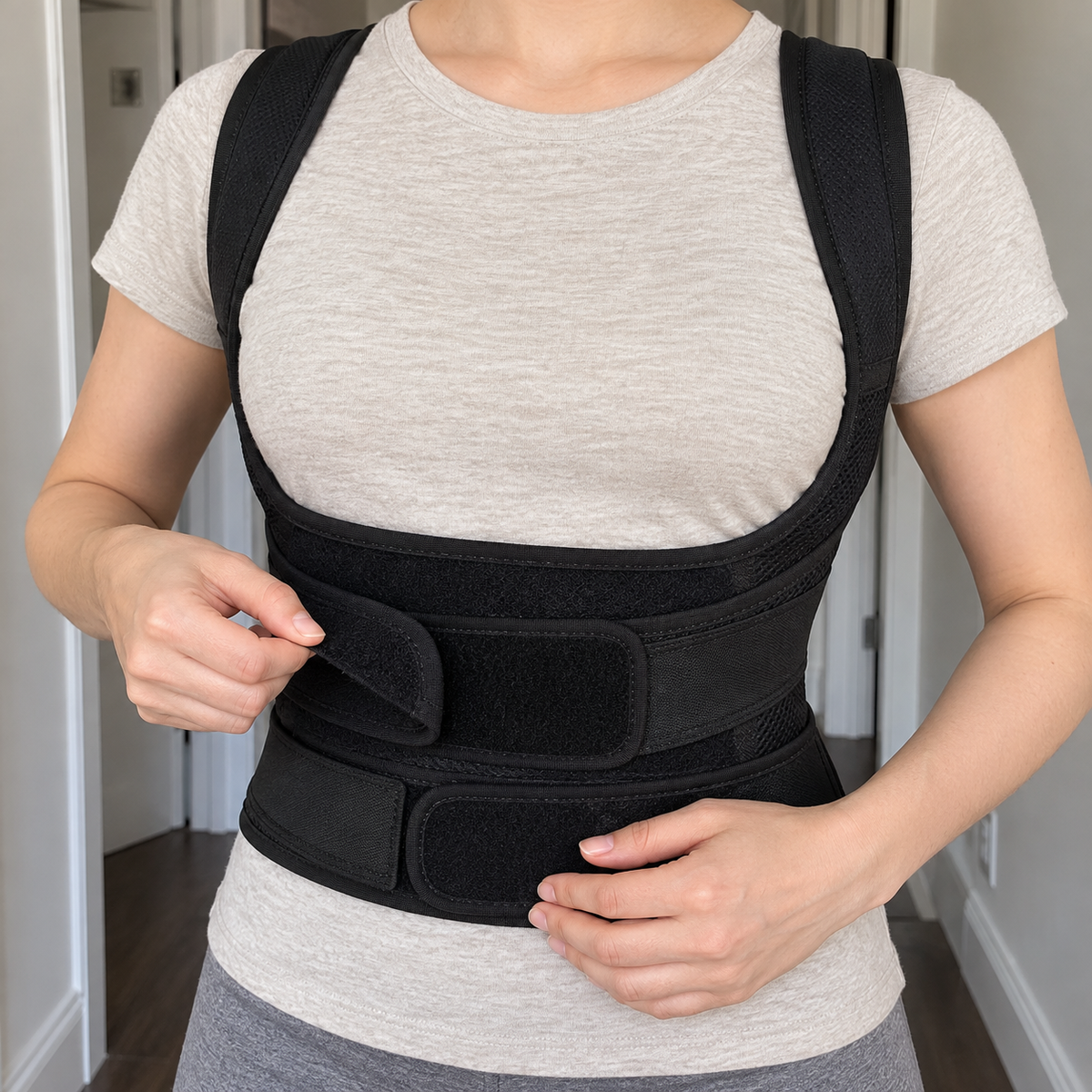 Straight Up Adjustable Lightweight Posture Support Brace