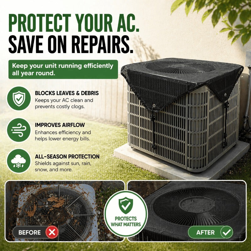 AC Unit Leaf Guard