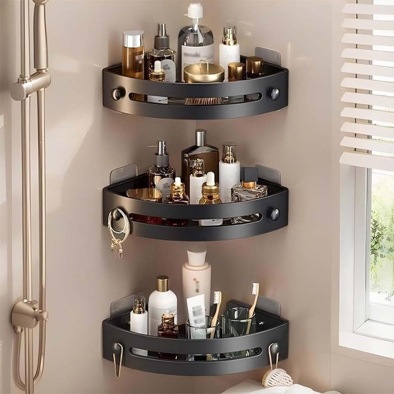 No-Drill Triangle Shower Caddy