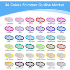 Outline Marker Pen Set