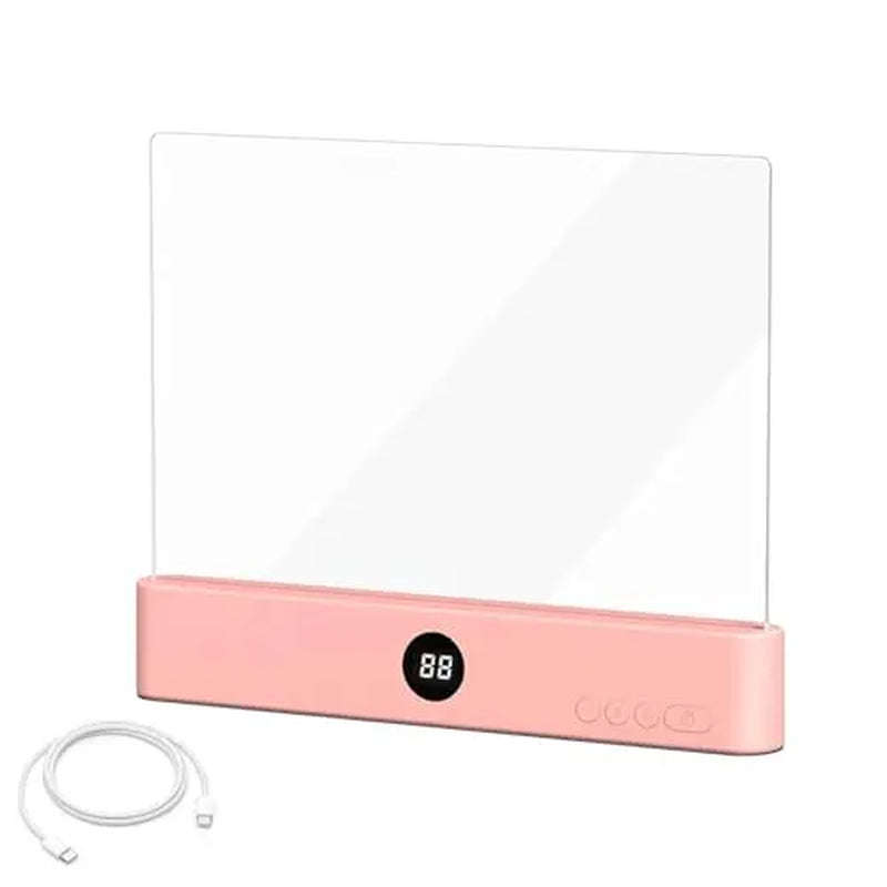 LED Book Reading Light — Portable, Rechargeable, Adjustable Brightness, Clip-On, Eye-Caring, Flexible Neck