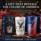 Pour Cold Beer & Watch Hidden Patriotic Design Reveal | Magic Color Changing Cup