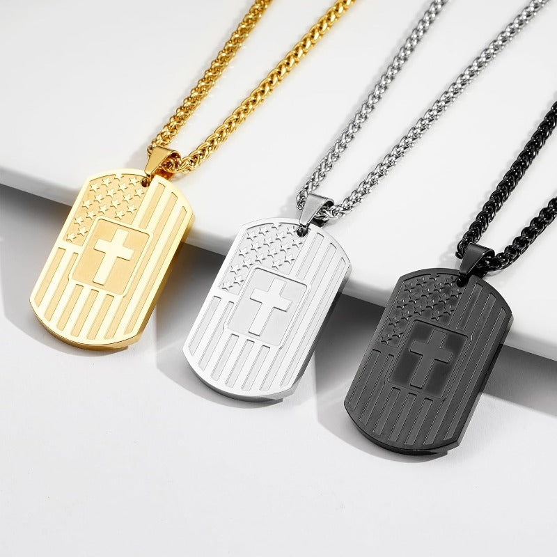 Be Strong Courageous Necklace