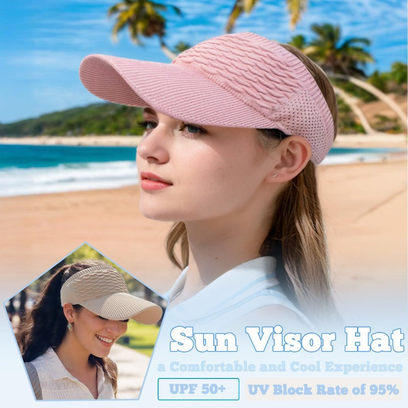 UPF 50+ Wide Brim Visor