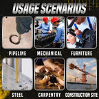 Satsus| Titanium-coated high-speed steel bits with tags (6 pcs.)