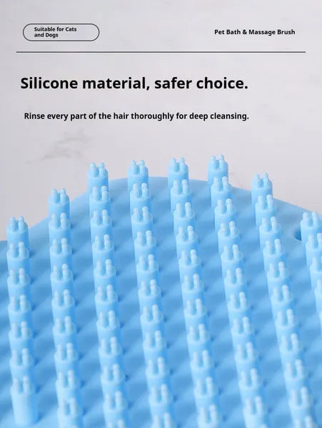 Satsus Bath Brush — Soothing Rubber Shampoo Scrubber