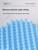 Satsus Bath Brush — Soothing Rubber Shampoo Scrubber
