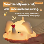 Satsus® Squishy Silicone Love Elephant LED Night Light - Perfect Gift for Kids and Girls