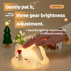 Satsus® Squishy Silicone Love Elephant LED Night Light - Perfect Gift for Kids and Girls