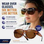 Over Glasses Sun Shades