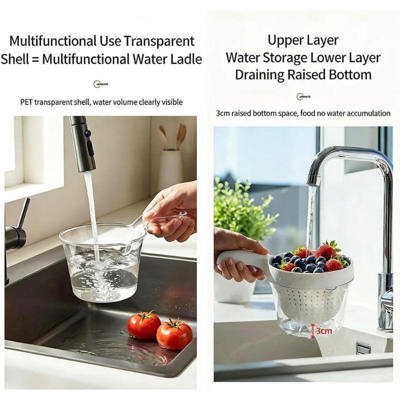 2-in-1 Strainer Serving Bowl