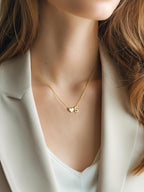 Heart Initial Necklace