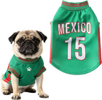 Mesh Breathable Pet Dog & Cat Soccer Jersey 2 Pack