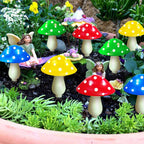 Whimsical Solar Mushroom Lights