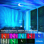 Cordless UFO Galaxy Projector