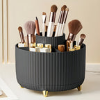 Satsus| GlamSpin – 360° Rotating Makeup & Desk Organiser with 5 Compartments