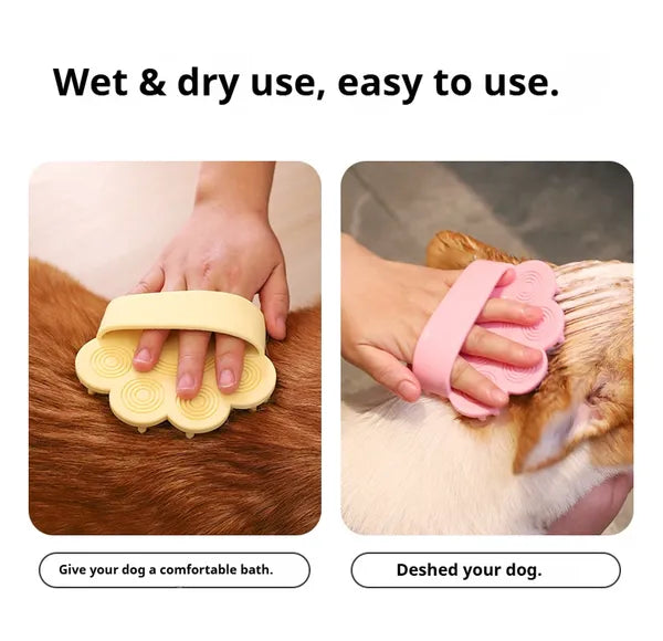 Satsus Bath Brush — Soothing Rubber Shampoo Scrubber