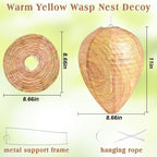 Realistic Bamboo Wasp Decoy