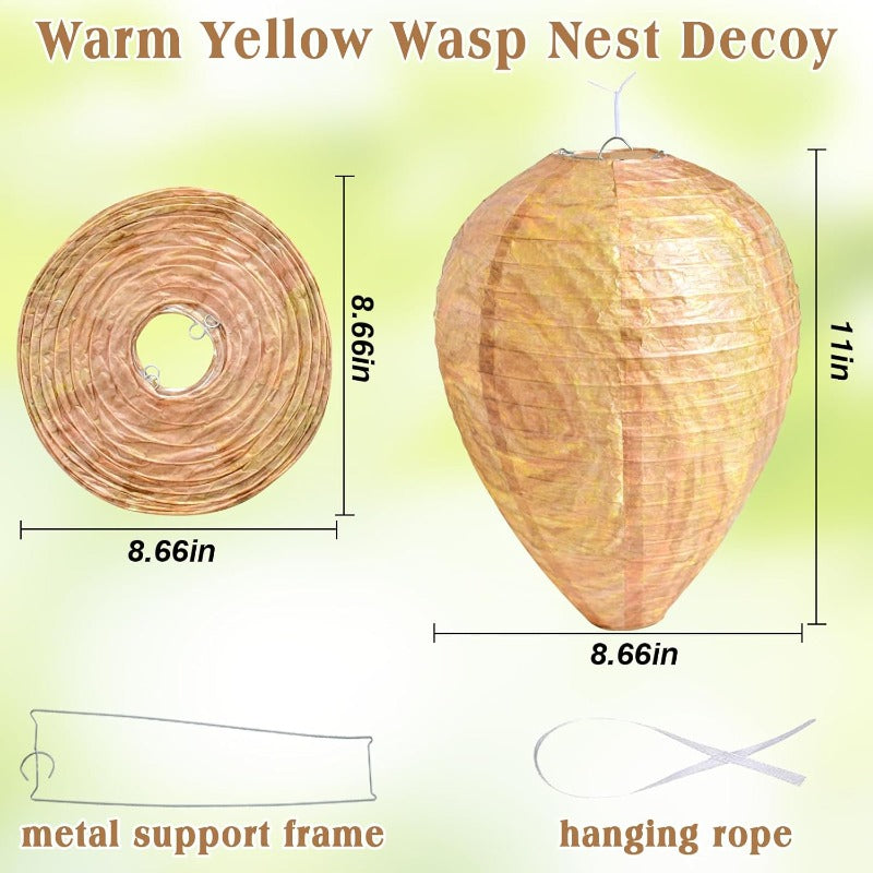 Realistic Bamboo Wasp Decoy