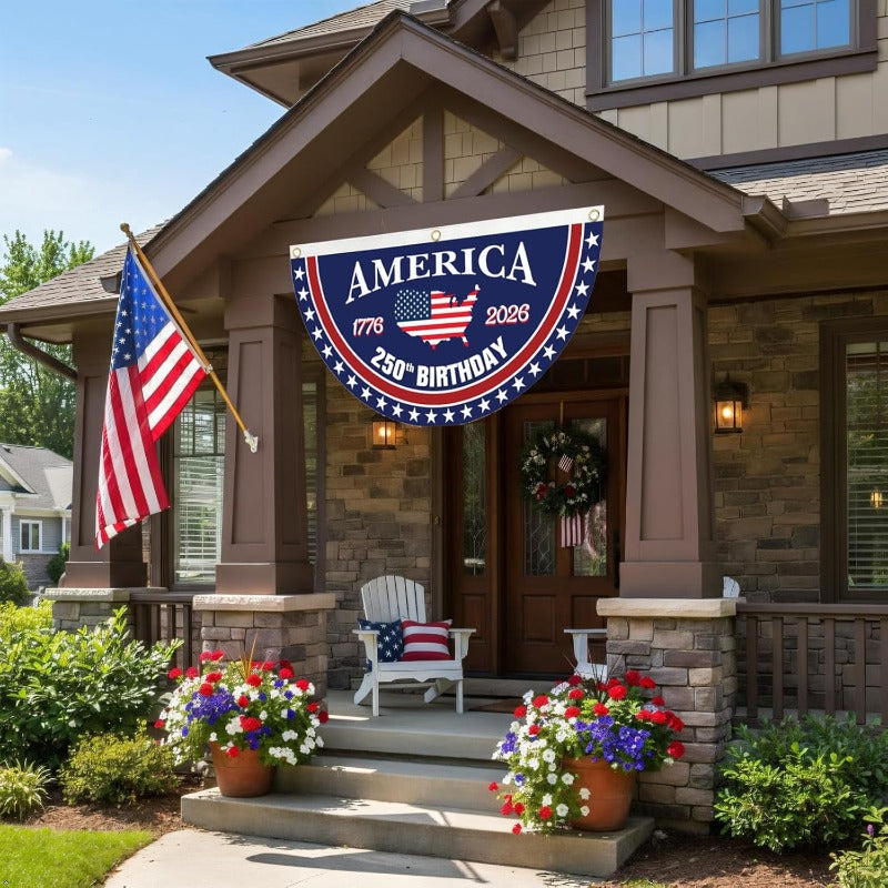 America 250 Celebration Fan Flag