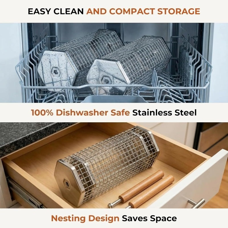 Hexagonal BBQ Grilling Basket