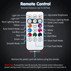 RGB LED Strobe Light — Wireless, Rechargeable, Color-Changing, Portable, DMX-Compatible, Sound-Activated