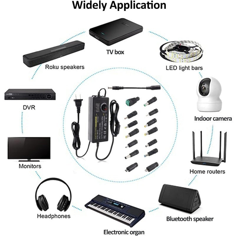 Universal Adjustable Power Adapter