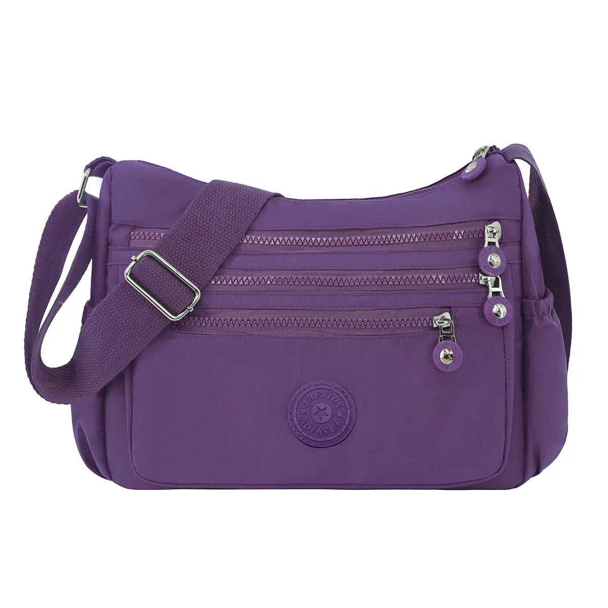 Nylon Crossbody Bag — Lightweight, Adjustable Strap, Water-Resistant, Everyday Carry, Travel Friendly, Secure Zipper