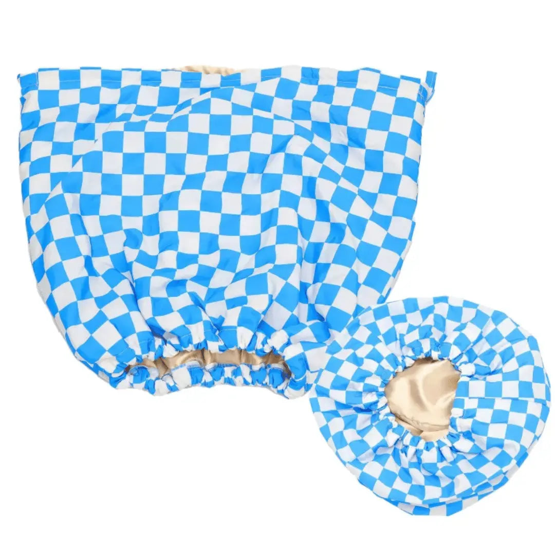 SilkStyle Shower Cap | Waterproof Satin-Lined Cap