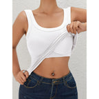 Seamless Padded Ribbed Tank