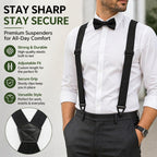 Secure Carabiner Hook Suspenders