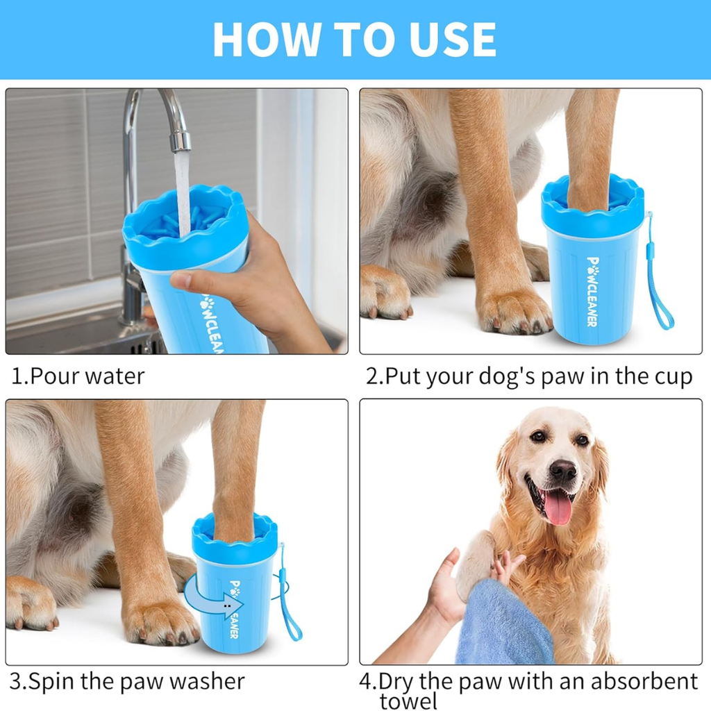 Satsus Paw Wash Kit — 7-in-1 Paw Cleaner Set