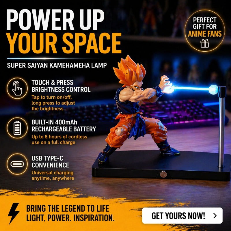 Dynamic Anime Battle Lamp