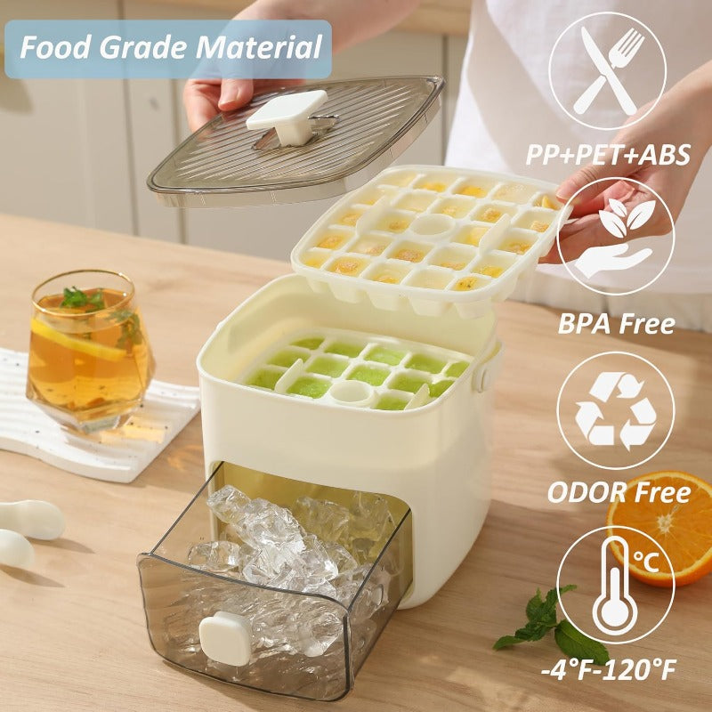 Stackable Ice Tray Storage Set