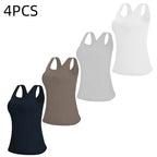 Seamless Padded Ribbed Tank