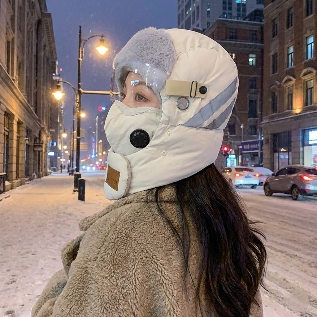 Windproof Full-Face Thermal Winter Hat