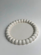 White Beaded-Edge Jesmonite Tray