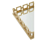 Square Gold Mirrored Tray