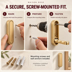 HideHook – Foldable Wall-Mounted Coat Hook