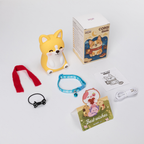 Satsus® Corgi Puppy Adorable Squishy Silicone  LED Night Light - Perfect Gift for Kids and Girls