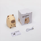 Satsus® Capybara with Keychain Bundle Squishy Night Light - Perfect Gift