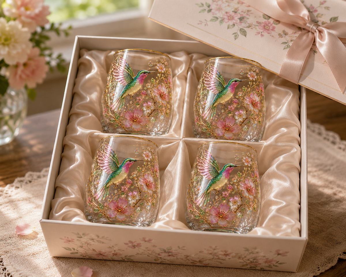Limited Edition 2026 Garden Morning Bliss Glass Tea Cup