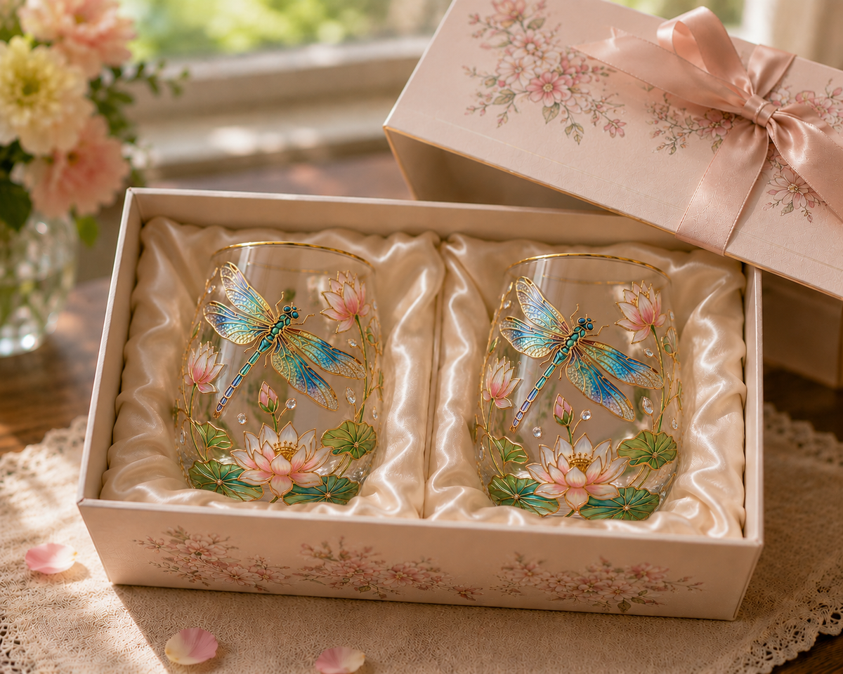 Limited Edition 2026 Garden Morning Bliss Glass Tea Cup