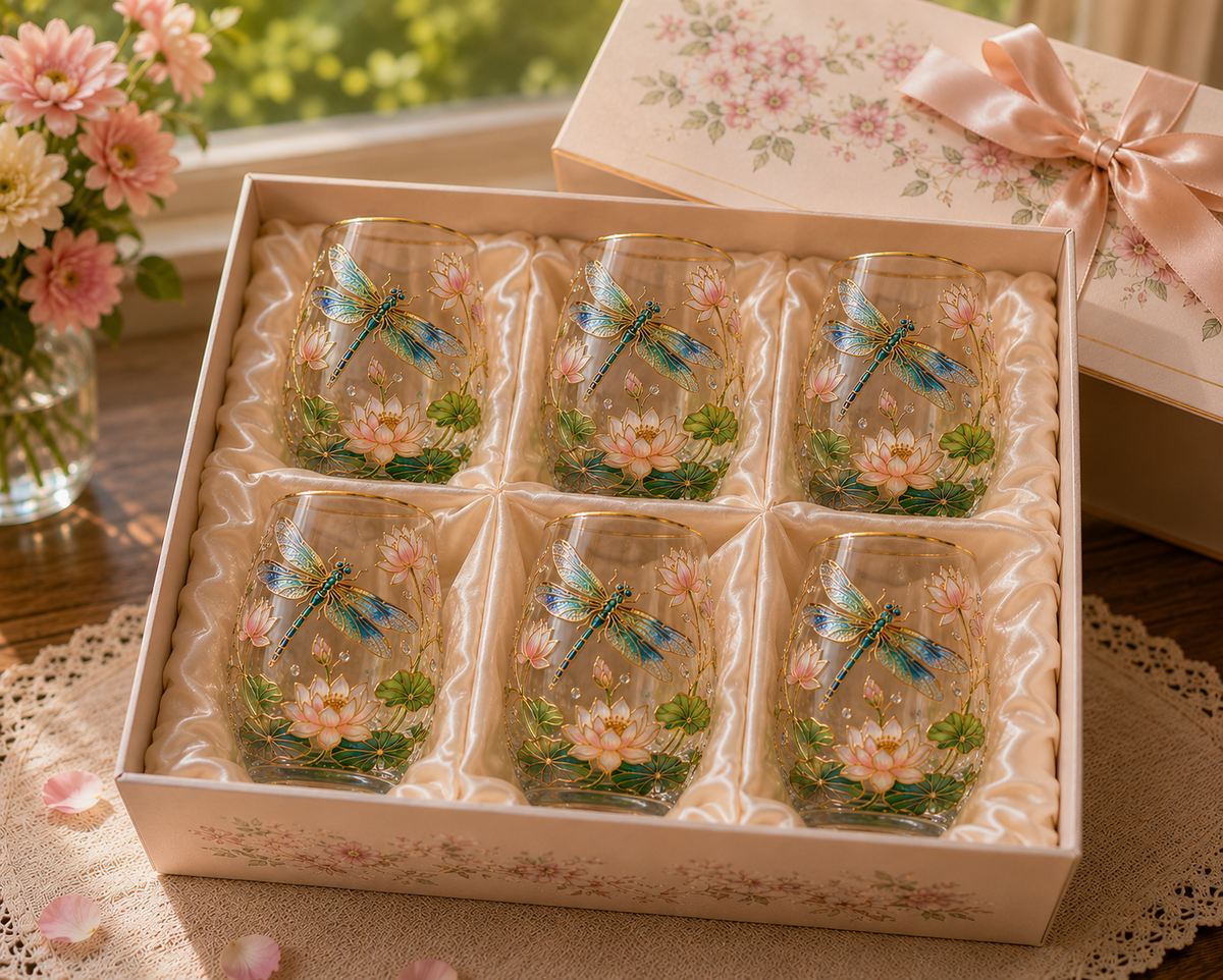 Limited Edition 2026 Garden Morning Bliss Glass Tea Cup