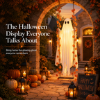 Swinging Ghost – Light-Up Halloween Porch Decor